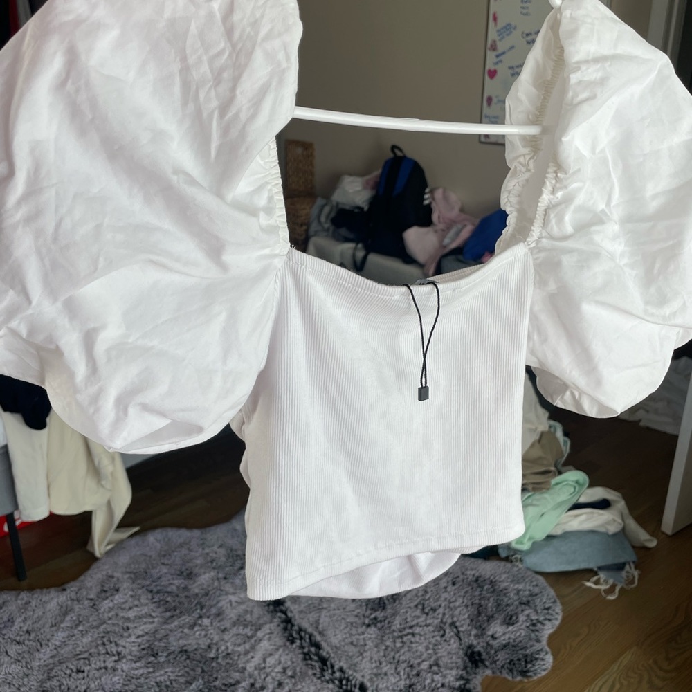 Zara Elegant White Blouse